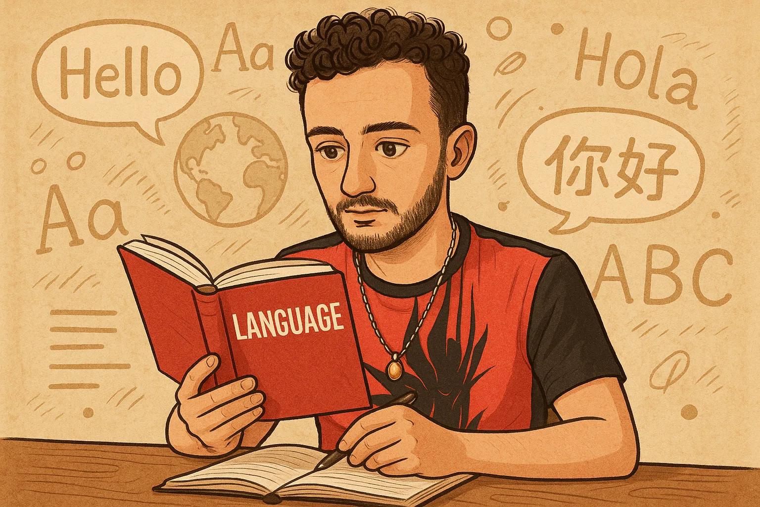 Me, learning new language