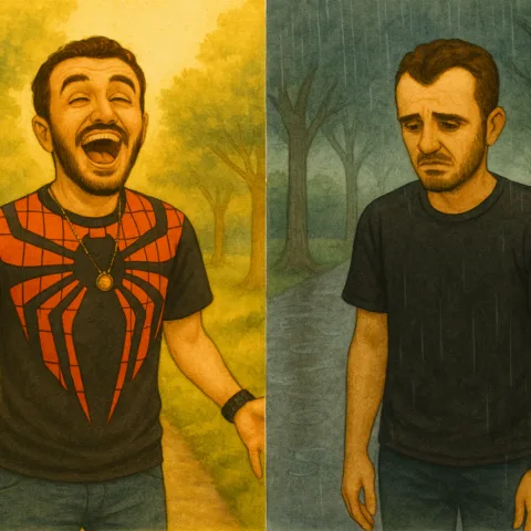 Euphorique (maniaque) vs dépressif