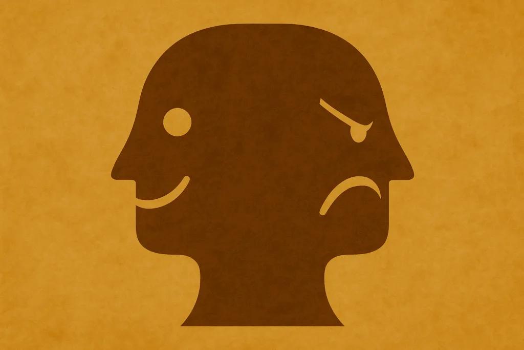 Smiling vs irritable