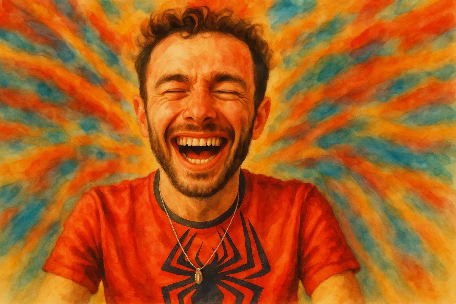 Représentation d'un état euphorique maniaque